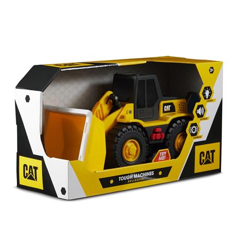Игрушечный погрузчик Funrise CAT Крепкие помощники со светом и звуком 25 см (82286) - фото 0