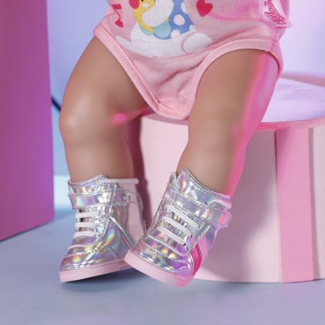 Взуття для ляльки Baby Born Сріблясті кросівки (831762) - фото 2