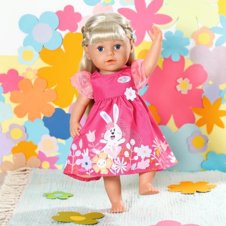 Одяг для ляльки Baby Born Сукня з квітами 43 см (832639) - фото 2