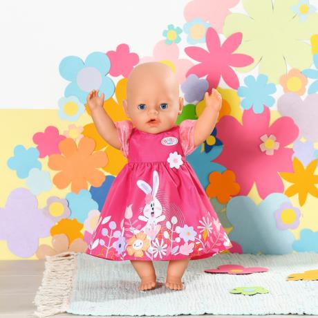 Одяг для ляльки Baby Born Сукня з квітами 43 см (832639) - фото 3