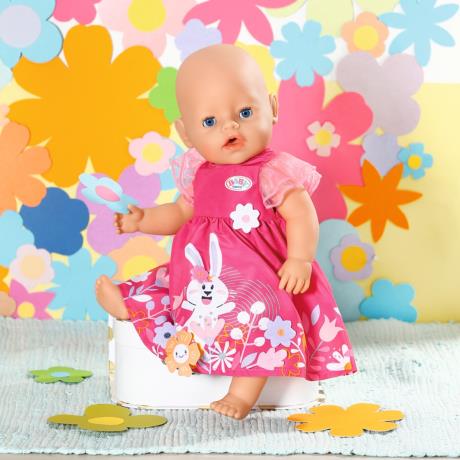 Одяг для ляльки Baby Born Сукня з квітами 43 см (832639) - фото 4