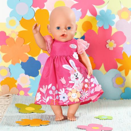 Одяг для ляльки Baby Born Сукня з квітами 43 см (832639) - фото 5
