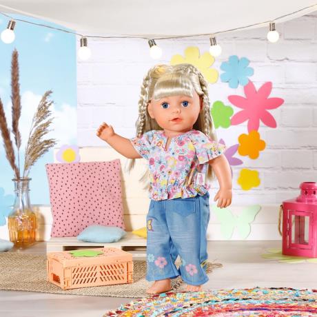 Одяг для ляльки Baby Born Кольоровий джинс 43 см (832677) - фото 3