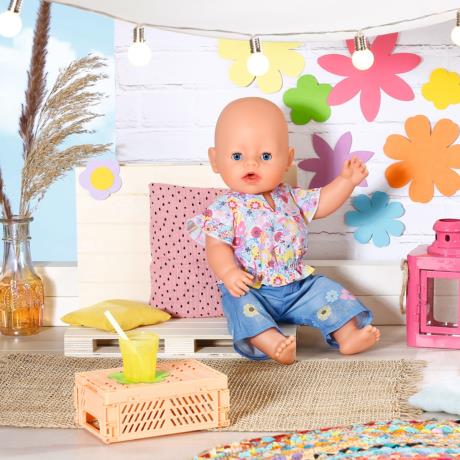 Одяг для ляльки Baby Born Кольоровий джинс 43 см (832677) - фото 4