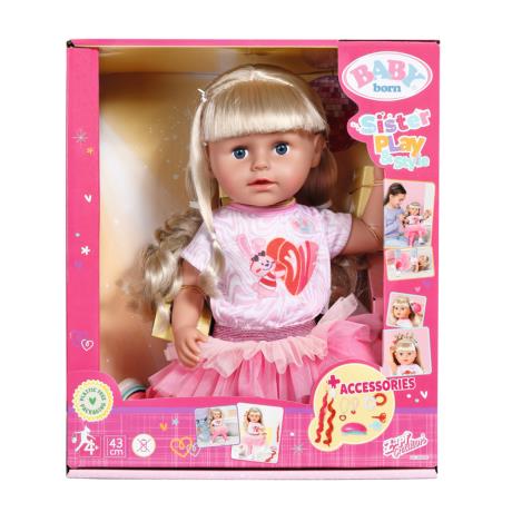 Лялька Baby Born Стильна сестричка 43 см з аксесуарами (833018) - фото 2