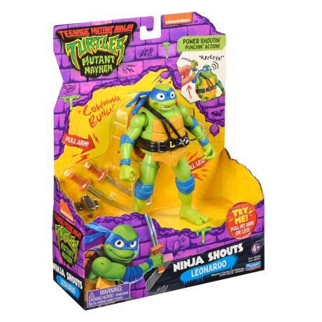 Фигурка TMNT Черепашки-ниндзя Мovie III Леонардо 14 см со звуком (83351) - фото 6