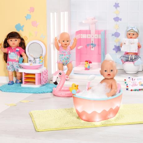Автоматична ванночка для ляльки Baby Born Легке купання зі світлом і звуком (835784) - фото 9