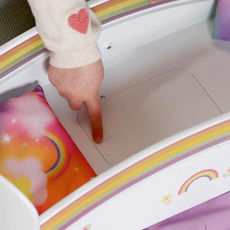 Ліжечко для ляльки Baby Born Сон на веселці зі світлом і звуком (835999) - фото 5
