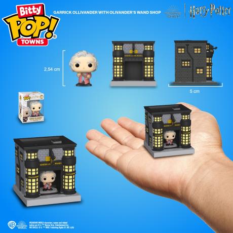 Набор фигурок Funko Pop! Bitty Town Гарри Поттер Олливандер и магазин волшебных палочек (83627) - фото 9