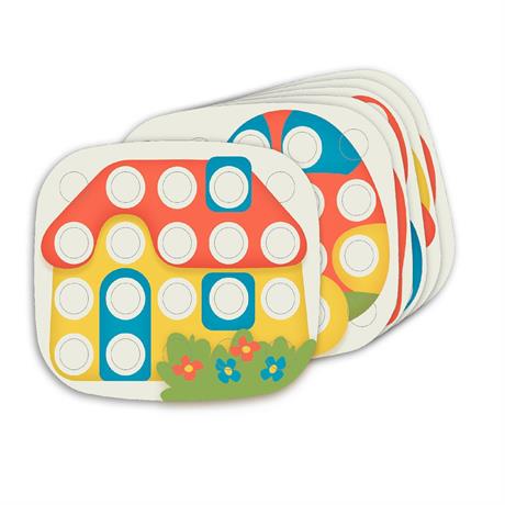 Дитяча мозаїка Quercetti Play Bio Fanta Color Baby 21 елемент (84405-Q) - фото 2