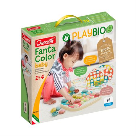 Дитяча мозаїка Quercetti Play Bio Fanta Color Baby 21 елемент (84405-Q) - фото 0