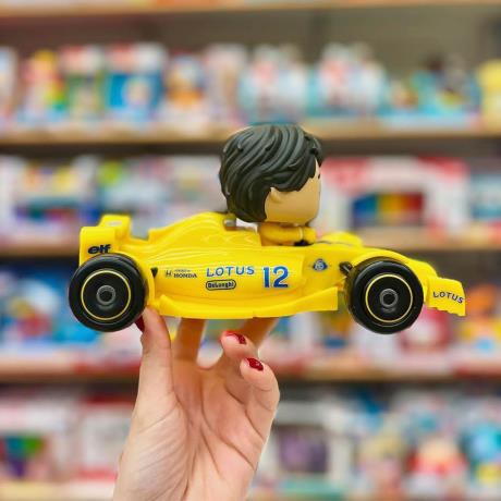 Фигурка Funko Pop! Формула-1 Айртон Сенна в болиде 10 см (86181) - фото 2