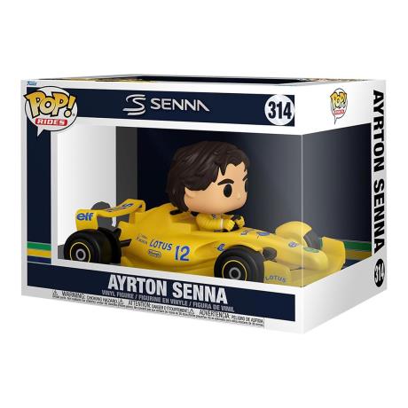 Фигурка Funko Pop! Формула-1 Айртон Сенна в болиде 10 см (86181) - фото 5