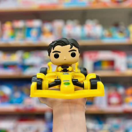 Фигурка Funko Pop! Формула-1 Айртон Сенна в болиде 10 см (86181) - фото 9