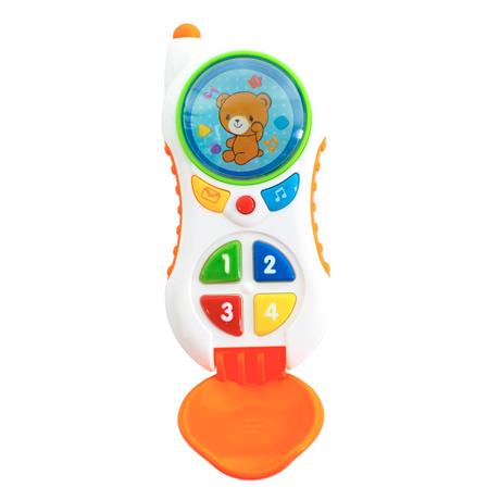 Музична іграшка Baby Team Телефон помаранчевий (8621-orange) - фото 0