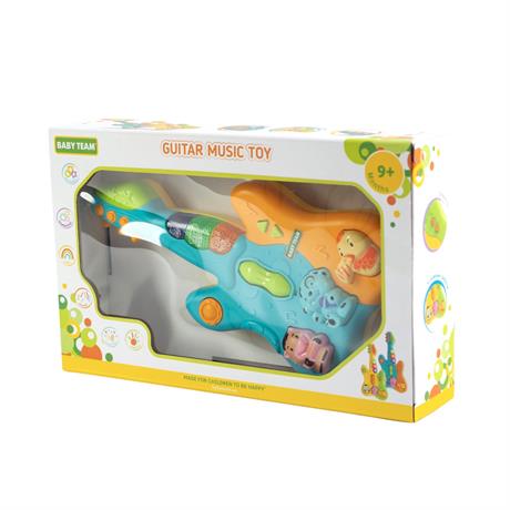 Музична іграшка Baby Team Гітара на батарейках блакитний (8644-blue) - фото 2