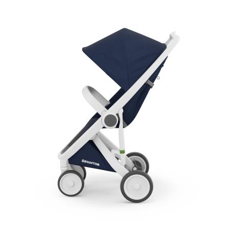 Прогулянкова коляска Greentom Classic синій, білий (8718858972319) - фото 0