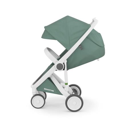 Прогулянкова коляска Greentom Classic зелений, білий (8719323770836) - фото 0