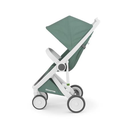 Прогулянкова коляска Greentom Classic зелений, білий (8719323770836) - фото 0