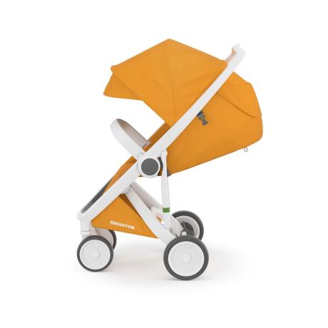Прогулянкова коляска Greentom Classic жовтий, білий (8719323770843) - фото 0