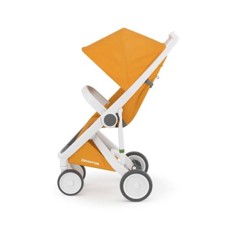 Прогулянкова коляска Greentom Classic жовтий, білий (8719323770843) - фото 0