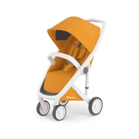 Прогулянкова коляска Greentom Classic жовтий, білий (8719323770843) - фото 0