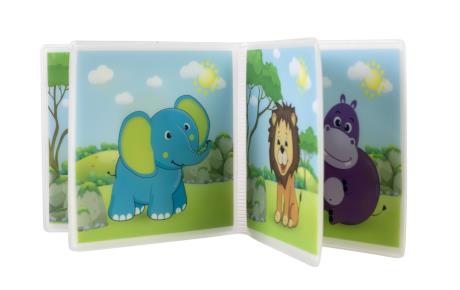 Книжка-игрушка для ванной Baby Team Животные сафари (8742) - фото 2
