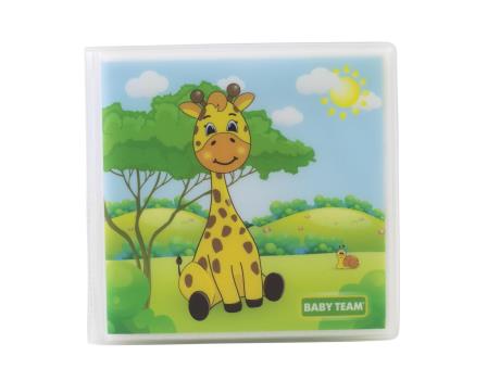 Книжка-игрушка для ванной Baby Team Животные сафари (8742) - фото 0