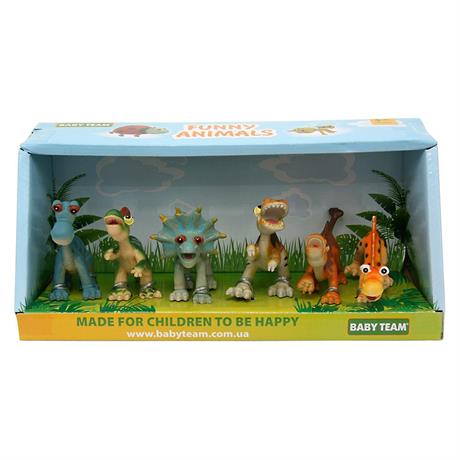 Набір фігурок Baby Team Динозаври 6 шт. (8832) - фото 1