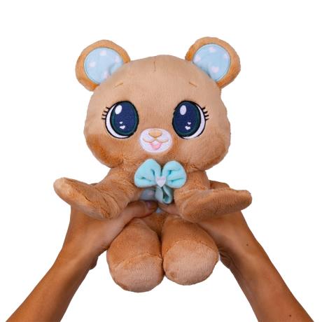 М'яка іграшка Peekapets Коричневий ведмедик 30 см (907867) - фото 3