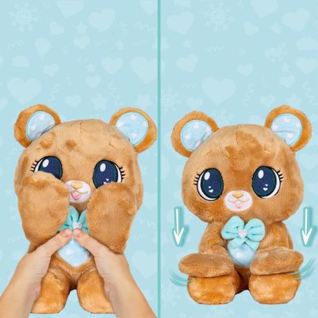 М'яка іграшка Peekapets Коричневий ведмедик 30 см (907867) - фото 4