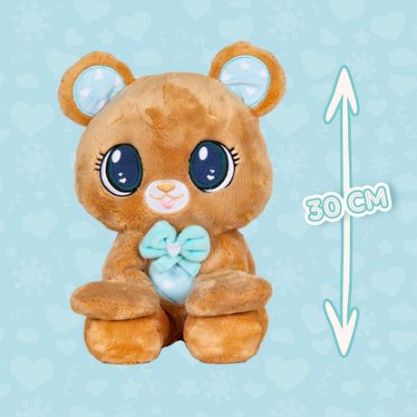 М'яка іграшка Peekapets Коричневий ведмедик 30 см (907867) - фото 5