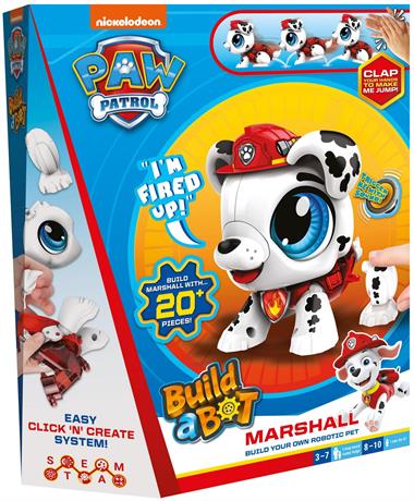 Интерактивная игрушка Build a Bot Paw Patrol Собери Маршалла со звуками на англ. 20 деталей (928554.006) - фото 0