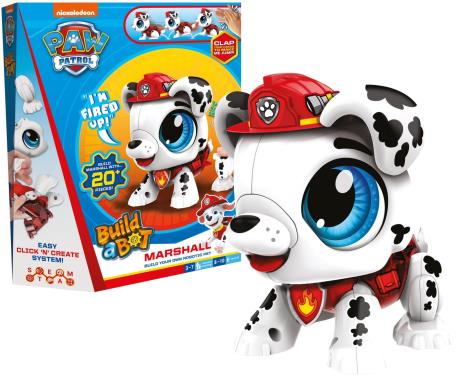 Интерактивная игрушка Build a Bot Paw Patrol Собери Маршалла со звуками на англ. 20 деталей (928554.006) - фото 0