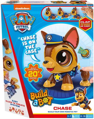 Интерактивная игрушка Build a Bot Paw Patrol Собери Гончика со звуками на англ. 20 деталей (928555.006) - фото 0