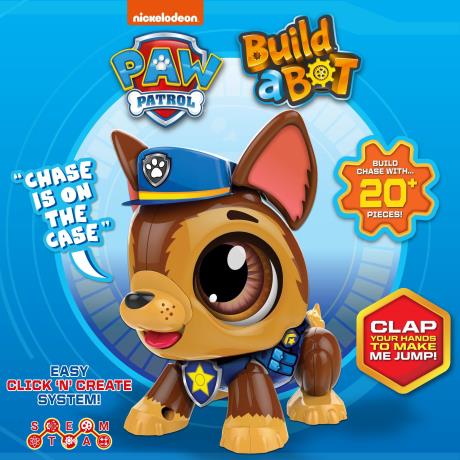 Интерактивная игрушка Build a Bot Paw Patrol Собери Гончика со звуками на англ. 20 деталей (928555.006) - фото 0
