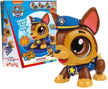 Интерактивная игрушка Build a Bot Paw Patrol Собери Гончика со звуками на англ. 20 деталей (928555.006) - фото 0