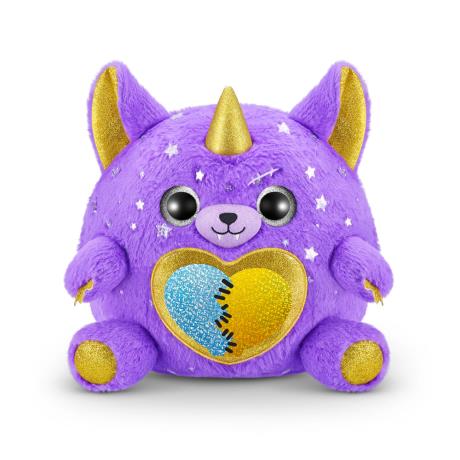 Мягкая игрушка-сюрприз Rainbocorns G Monstercorn Surprise Котенок фиолетовый (9297G) - фото 2