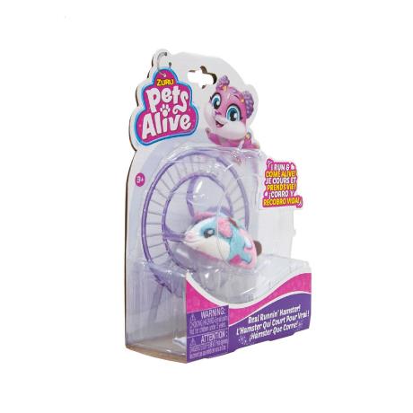 Интерактивная мягкая игрушка Pets & Robo Alive Хомячок розово-голубой пятнистый (9504-pink-blue-spotted) - фото 7