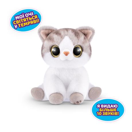 Интерактивная мягкая игрушка-сюрприз Pets & Robo Alive S1 Игривые котята со звуками и светом (9541) - фото 1