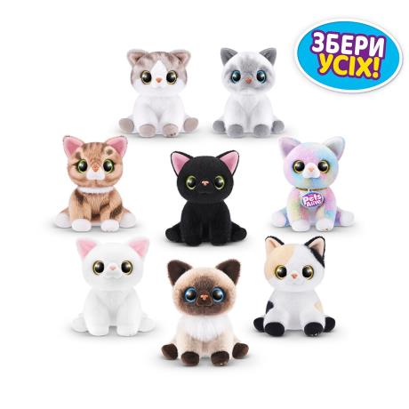 Интерактивная мягкая игрушка-сюрприз Pets & Robo Alive S1 Игривые котята со звуками и светом (9541) - фото 10