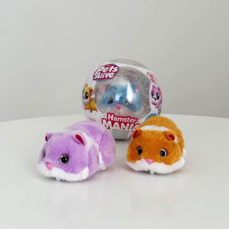 Интерактивная игрушка Pets & Robo Alive Веселый хомячок фиолетовый (9543-3) - фото 3