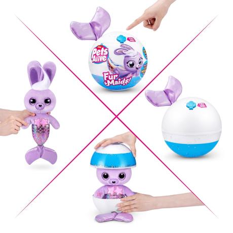 Інтерактивна іграшка Pets & Robo Alive Furmaids S1 Кролик Старлет (9555B) - фото 1
