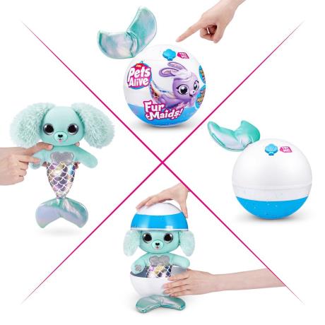 Інтерактивна іграшка Pets & Robo Alive Furmaids S1 Цуценя Даззі (9555D) - фото 1
