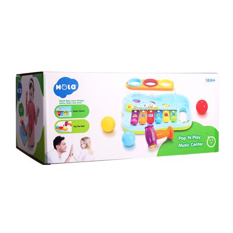 Музична іграшка Hola Toys Ксилофон-стукалка з кульками (A856) - фото 1