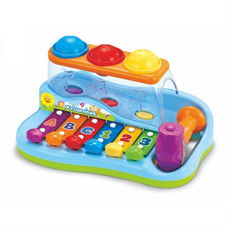 Музична іграшка Hola Toys Ксилофон-стукалка з кульками (A856) - фото 0