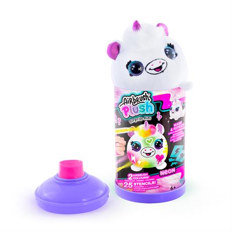 Набір-сюрприз для творчості 4 Ever DIY Airbrush Plush Неон міні (AIR020) - фото 1