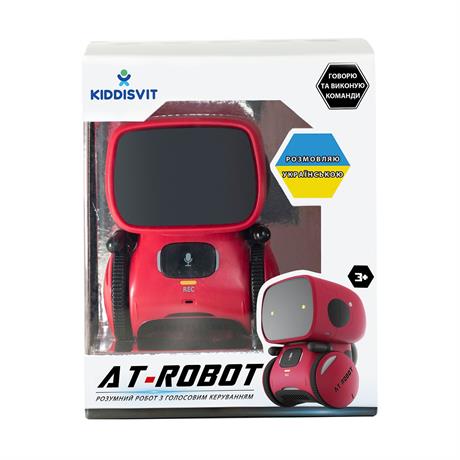 Интерактивный робот AT-Robot с голосовым управлением на украинском красный (AT001-01-UKR) - фото 1