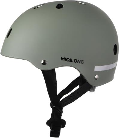 Дитячий захисний шолом Miqilong Atlas 45-54 см оливковий (ATLAS-M-OLIVE) - фото 0