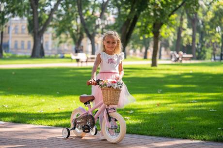 Дитячий велосипед Miqilong RM 12 рожевий (ATW-RM12-PINK) - фото 0